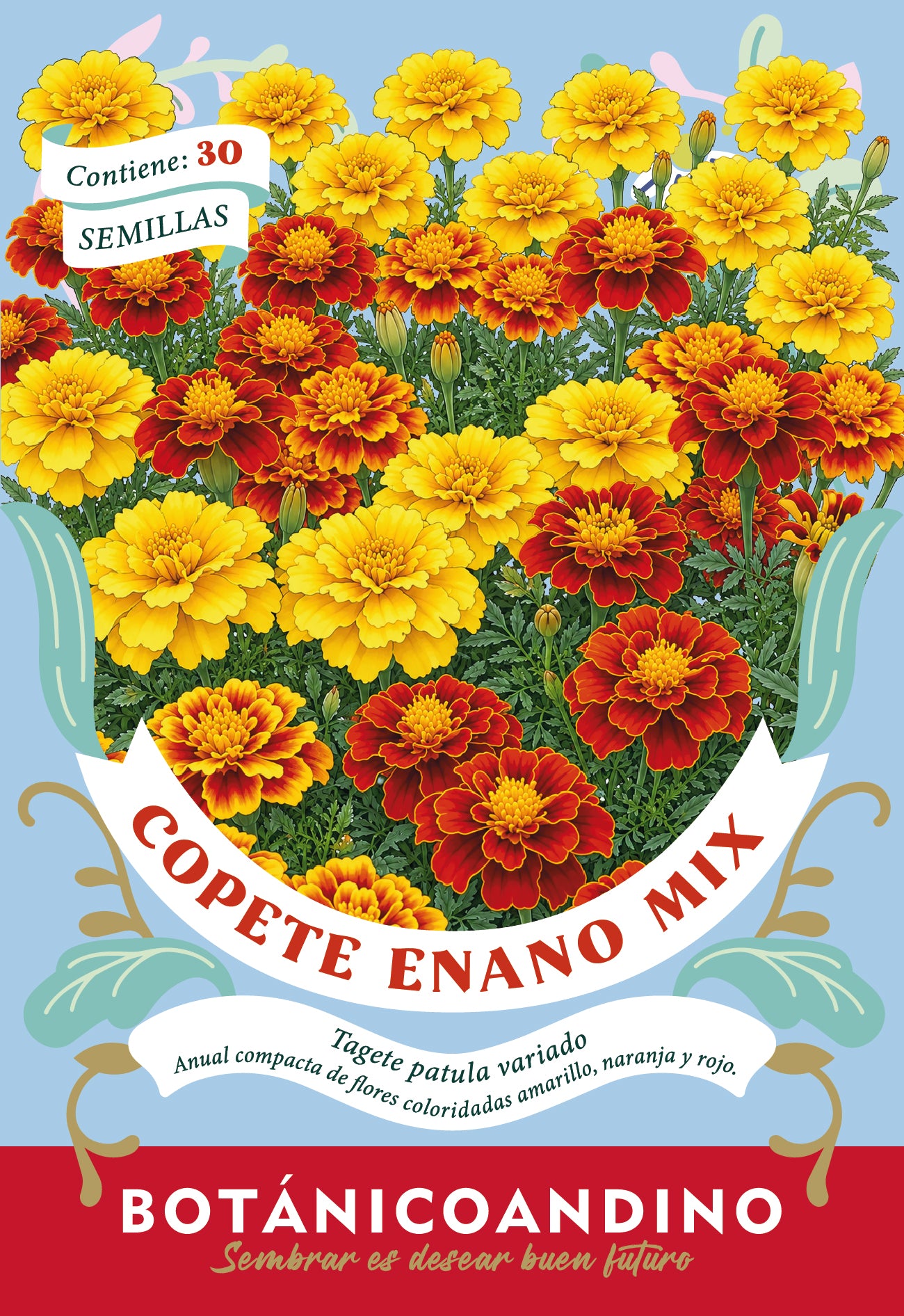 Copete enano mix