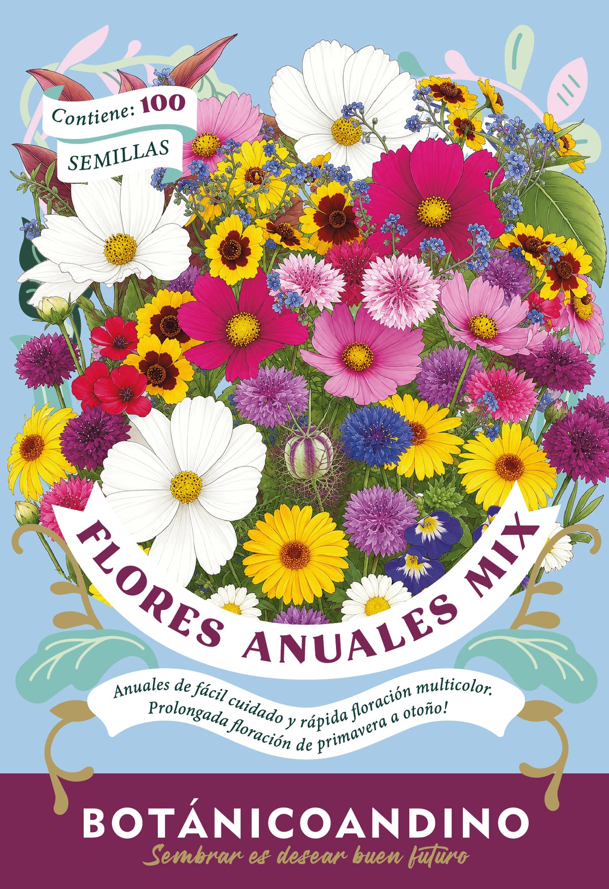 Mezcla Flores anuales