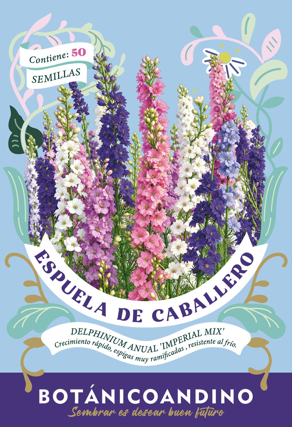 Espuela de caballero mix